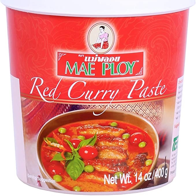 PATE DE CURRY ROUGE 24 12 400g MAEPLOY Red Curry Paste RUP07 23